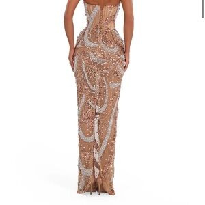 Elegant Sequin Embellished Evening Gown